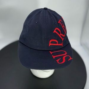 Supreme hat Navy Blue